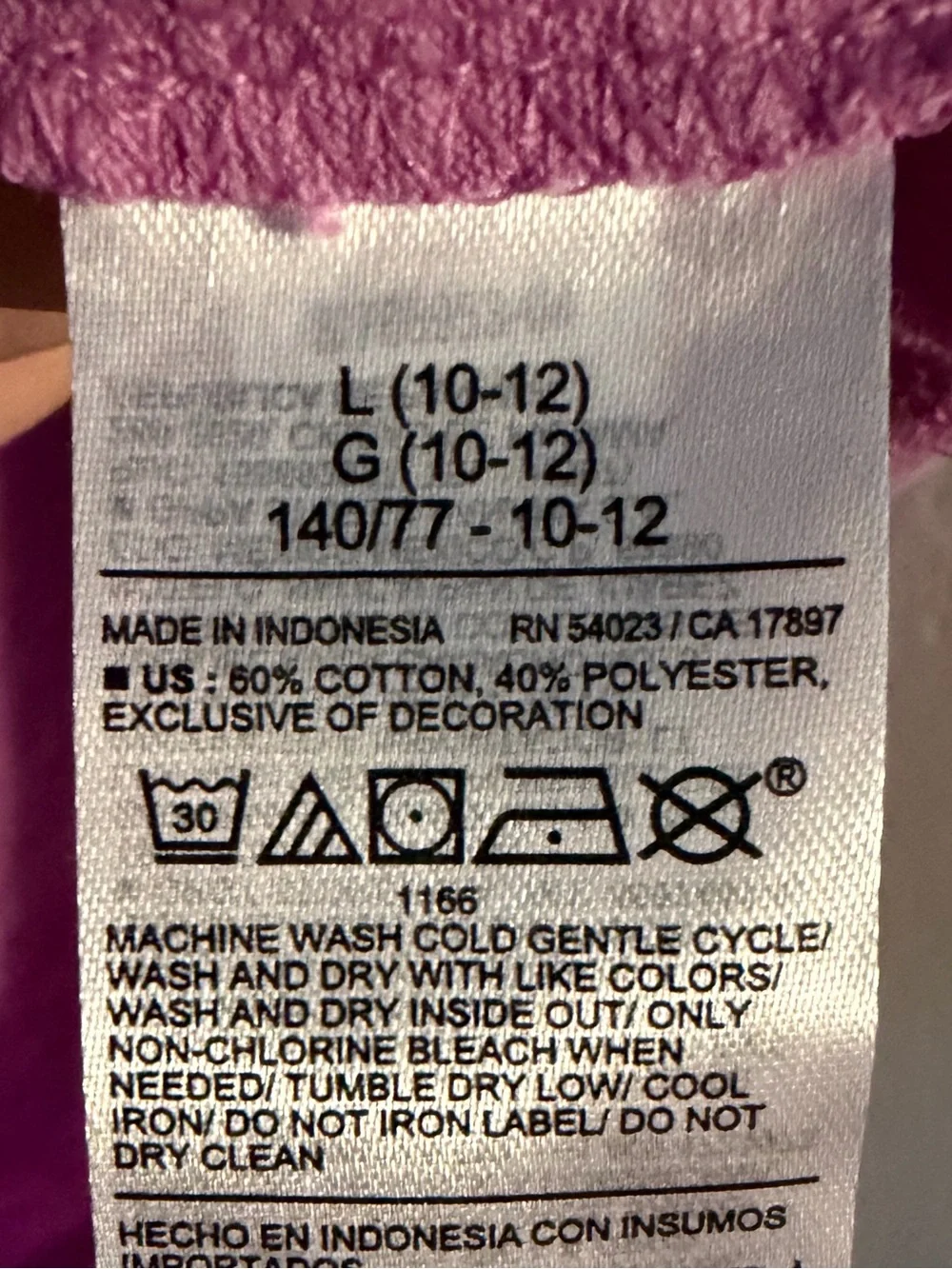 NWT Old Navy Softest Stitch-Trim Pocket Tee, Girls’ L 10-12
